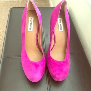 Hot pink heels